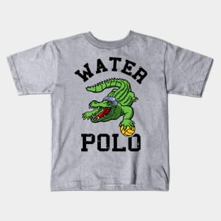 Water Polo Swimming Gator For Water Polo Swimmer Kids T-Shirt